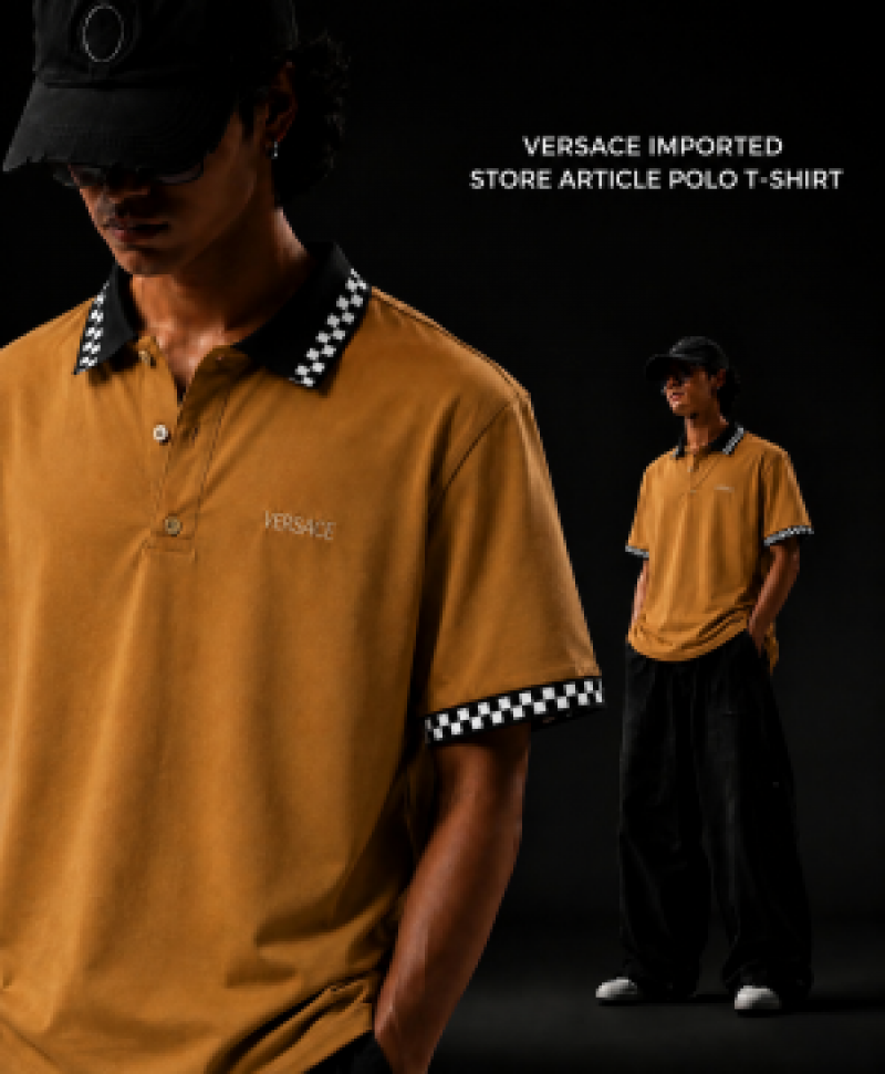 Versace IMPORTED STORE ARTICLE POLO T-SHIRT