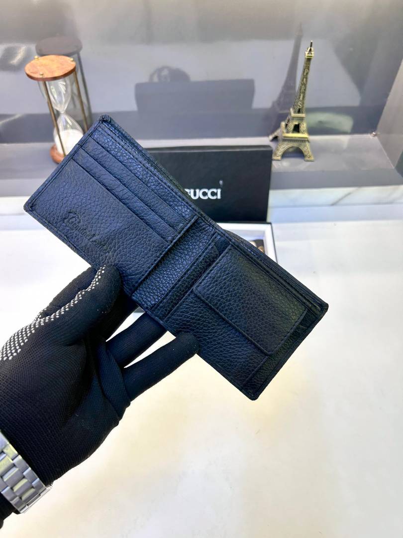 Guchi Belt & Wallet Combo Grey Black Fa 719