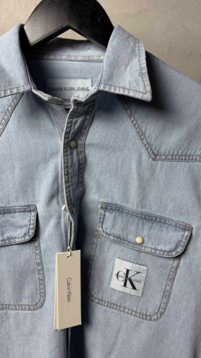 Calvin Klei_ Signature Denim Shirts 1193