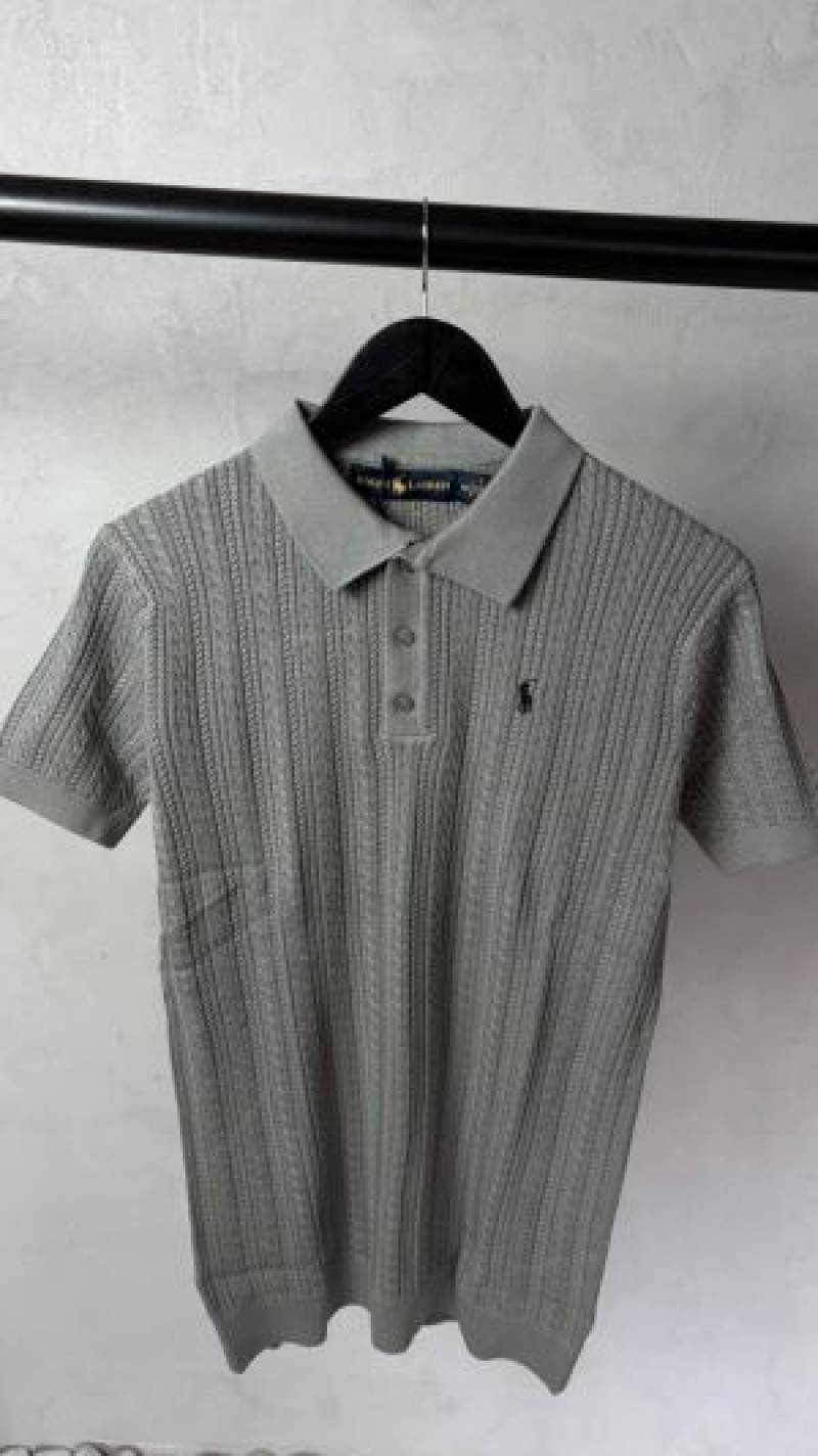 Ralp_ Lauren Premium Knit Polo T-Shirt 2023