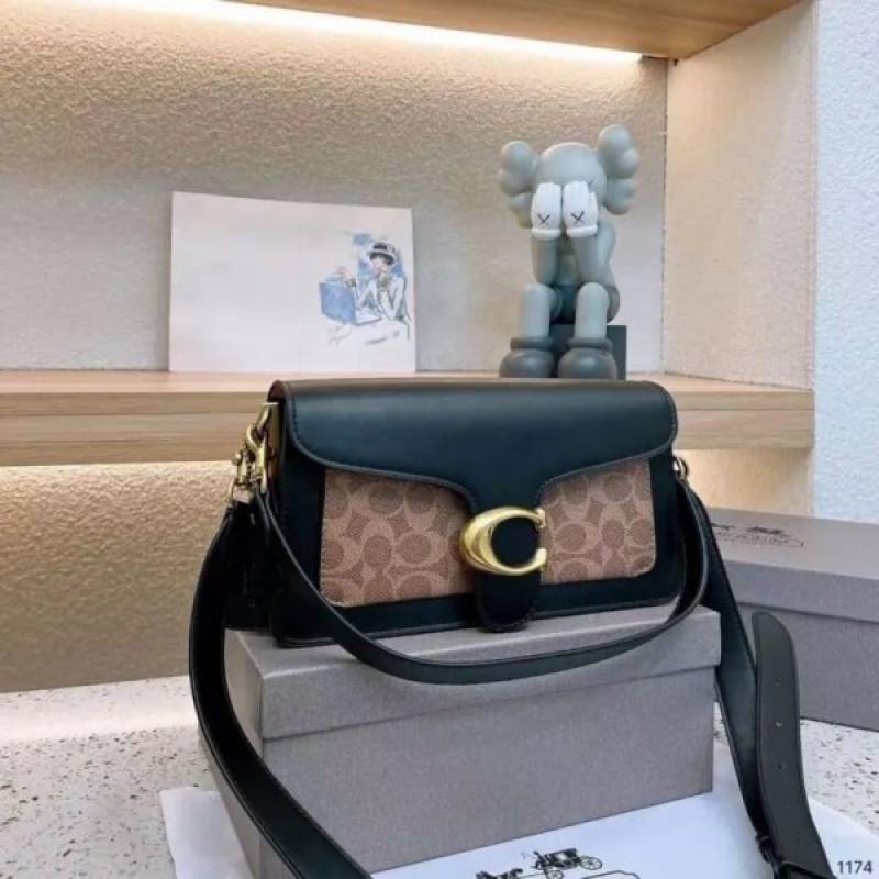 Coaach Tabby 26 Shoulder Bag With OG Box & Dust Bag (Printed Black - 244)