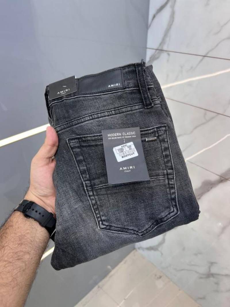 Ameeri Light Shade Premium Imported Boot Cut Denim with Embroidered Logo 2402
