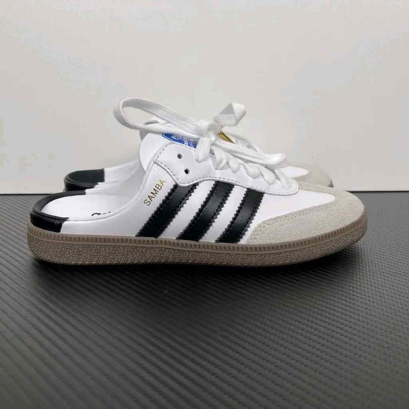 ADIDAAS SAMBA MULE WHITE   187
