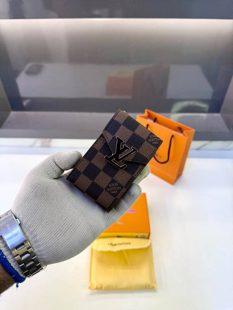 Lv Loui Coffee Card Holder Fa 1160