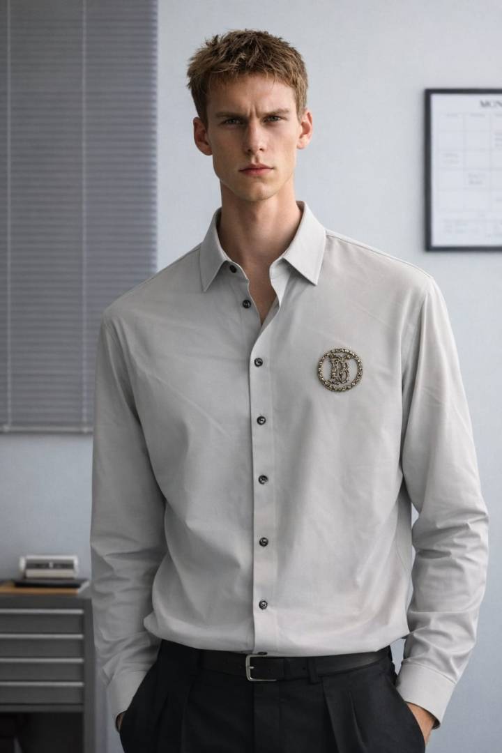 BURBERY IMPORTED STORE ARTICLE FULL SLEEVES SHIRT