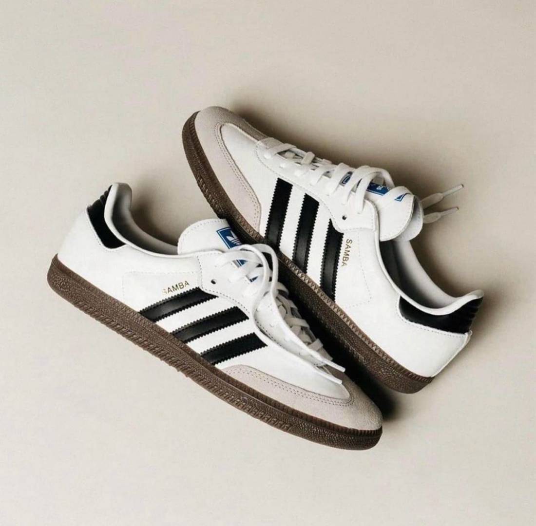 Adidaas samba white black Womens