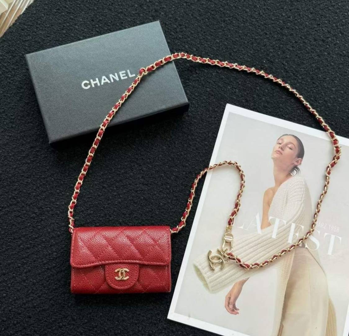 Chennel_Mini_Chain_Wallet_Crossbody_WaistBag_With_OriginalBox