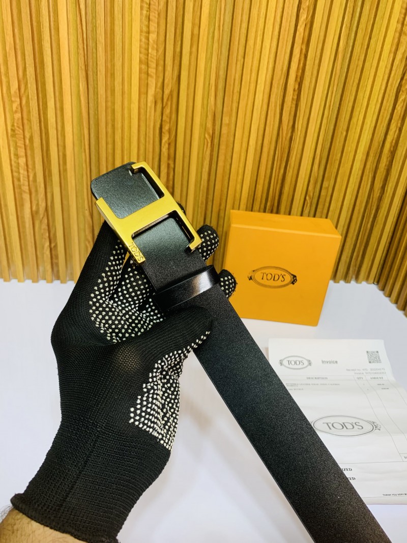 13 TODD'S GOLDEN BLACK PREMIUM QUALITY BELT WITH BOX
