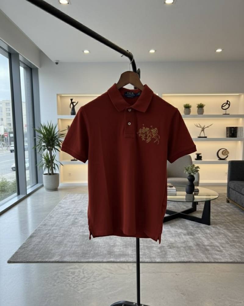 Ralf lauren luxury polo tshirt rust salered