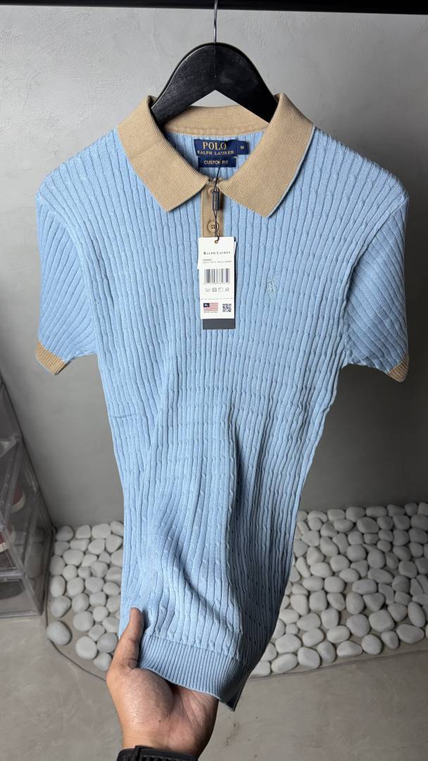 Ralph Lauren Premium Knit Polo T-Shirt 1413