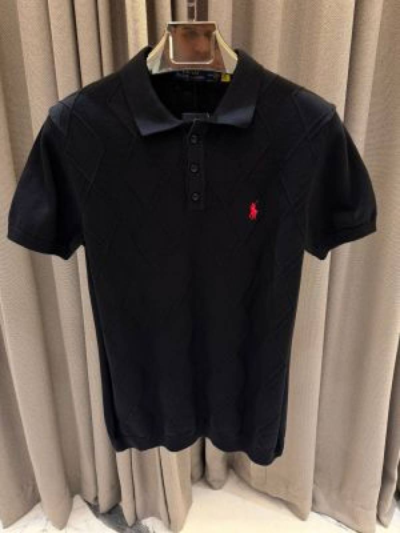 Ralph Lauren Chest Logo Polo T-shirt Black