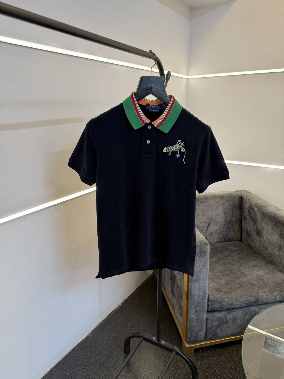 Ralf lauren luxury polo tshirt navy blue sale