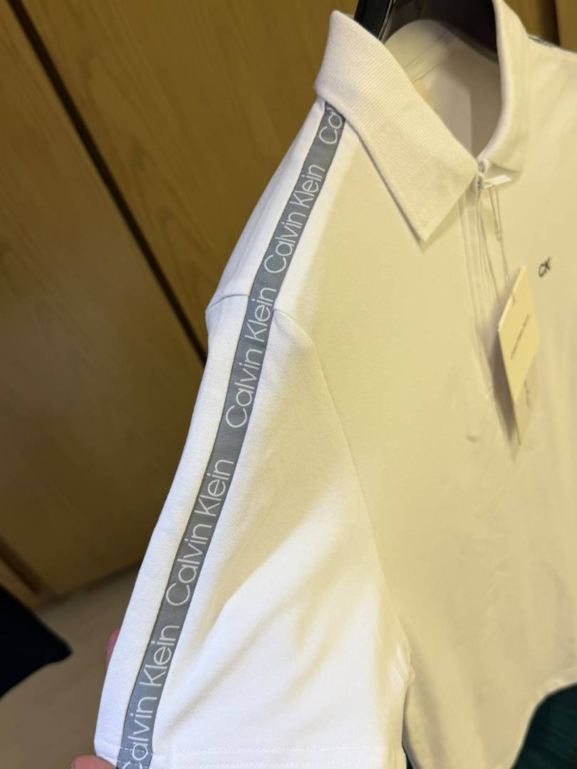 Calvi-xn Klein IMPORTED STORE ARTICLE POLO T SHIRT WHITE