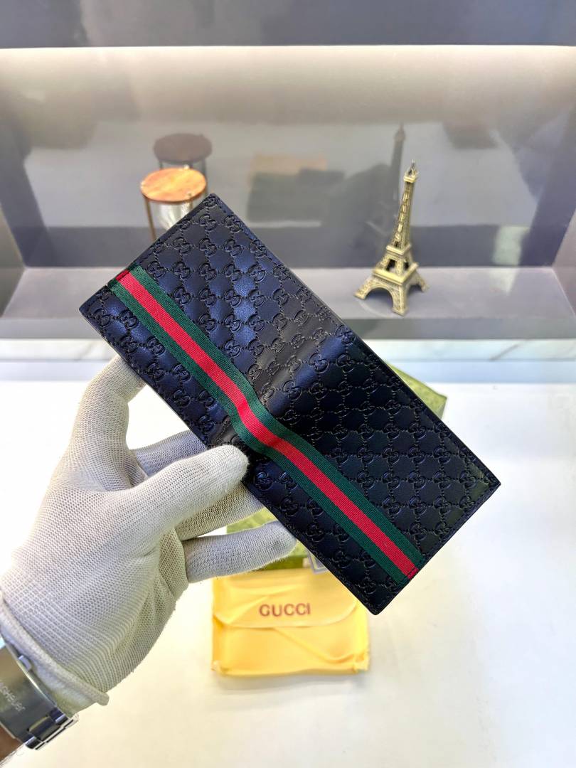 Guchi Black Premium Quality Wallet Fa 631
