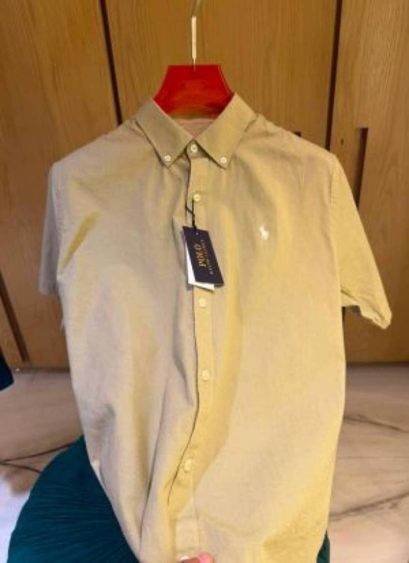 RALP-xH LAUREN POLO STORE ARTxICLE IMPORTED leelan fabric SHIRT