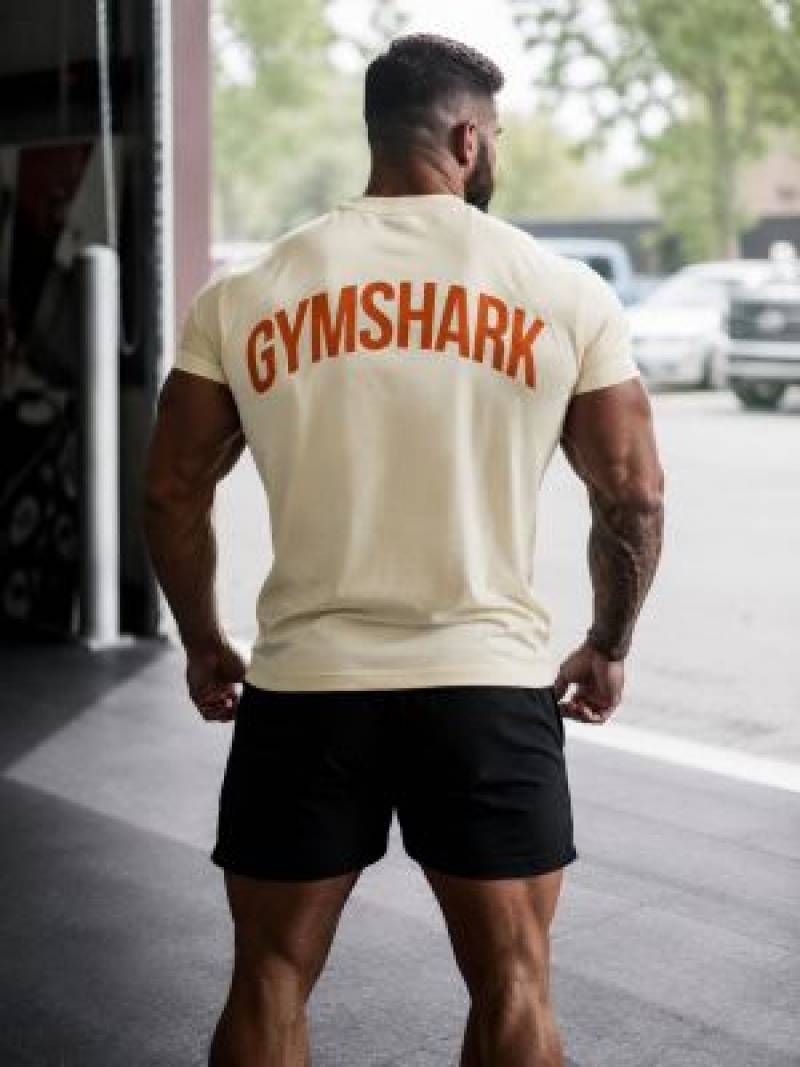 Gymshark Round Neck T-shirt Cream