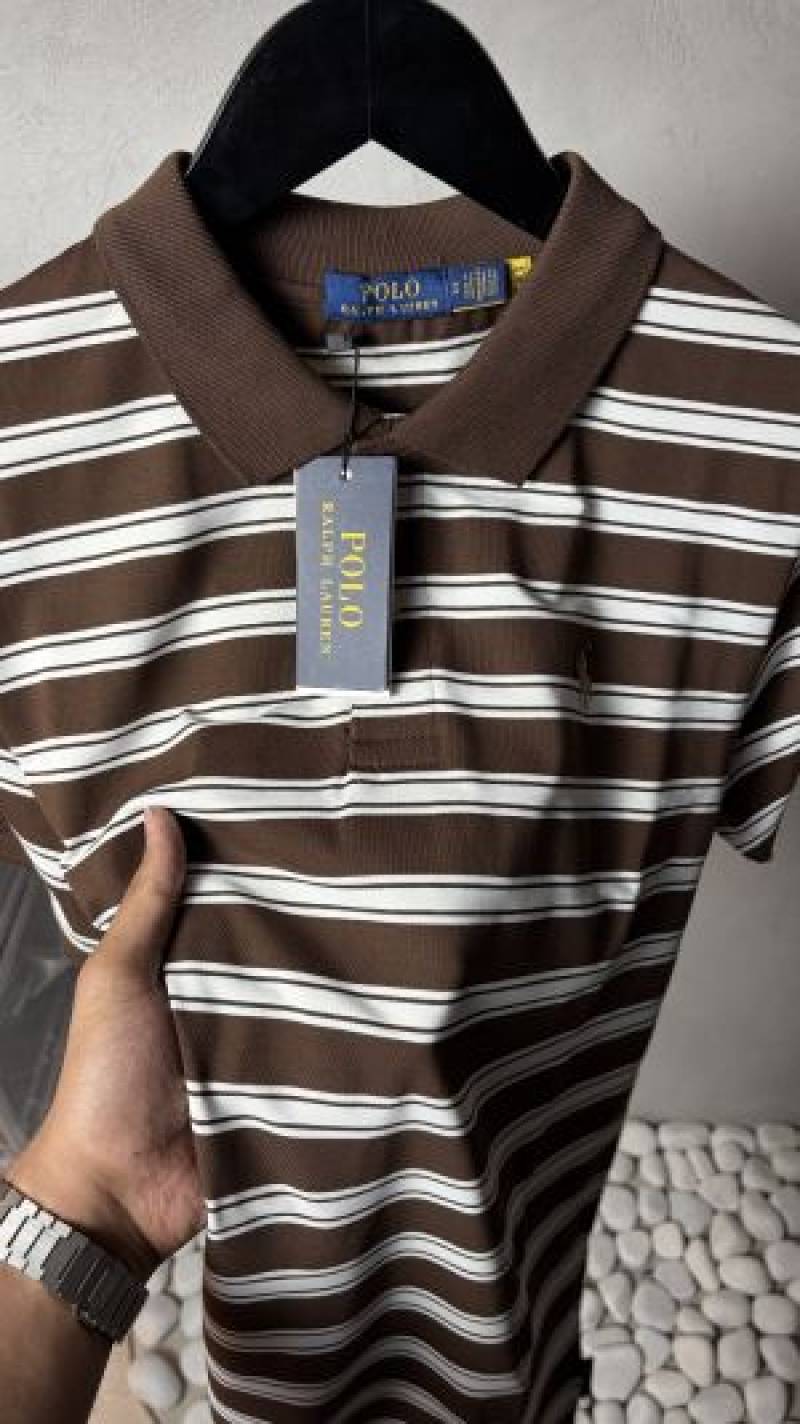 Ralp_ Laure_n Premium Striped Polo T-Shirt With OG Packaging 1345. Sale offer VS1000
