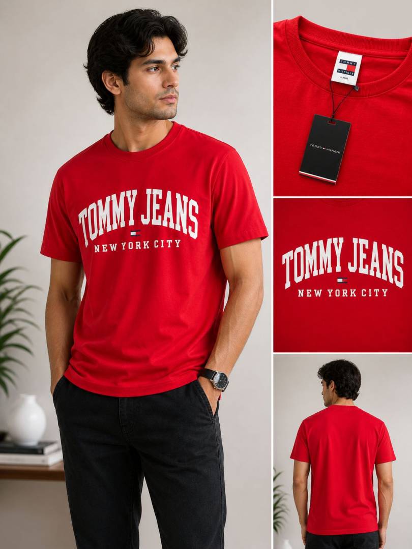 No return Tommy_impoted Tshirt Red