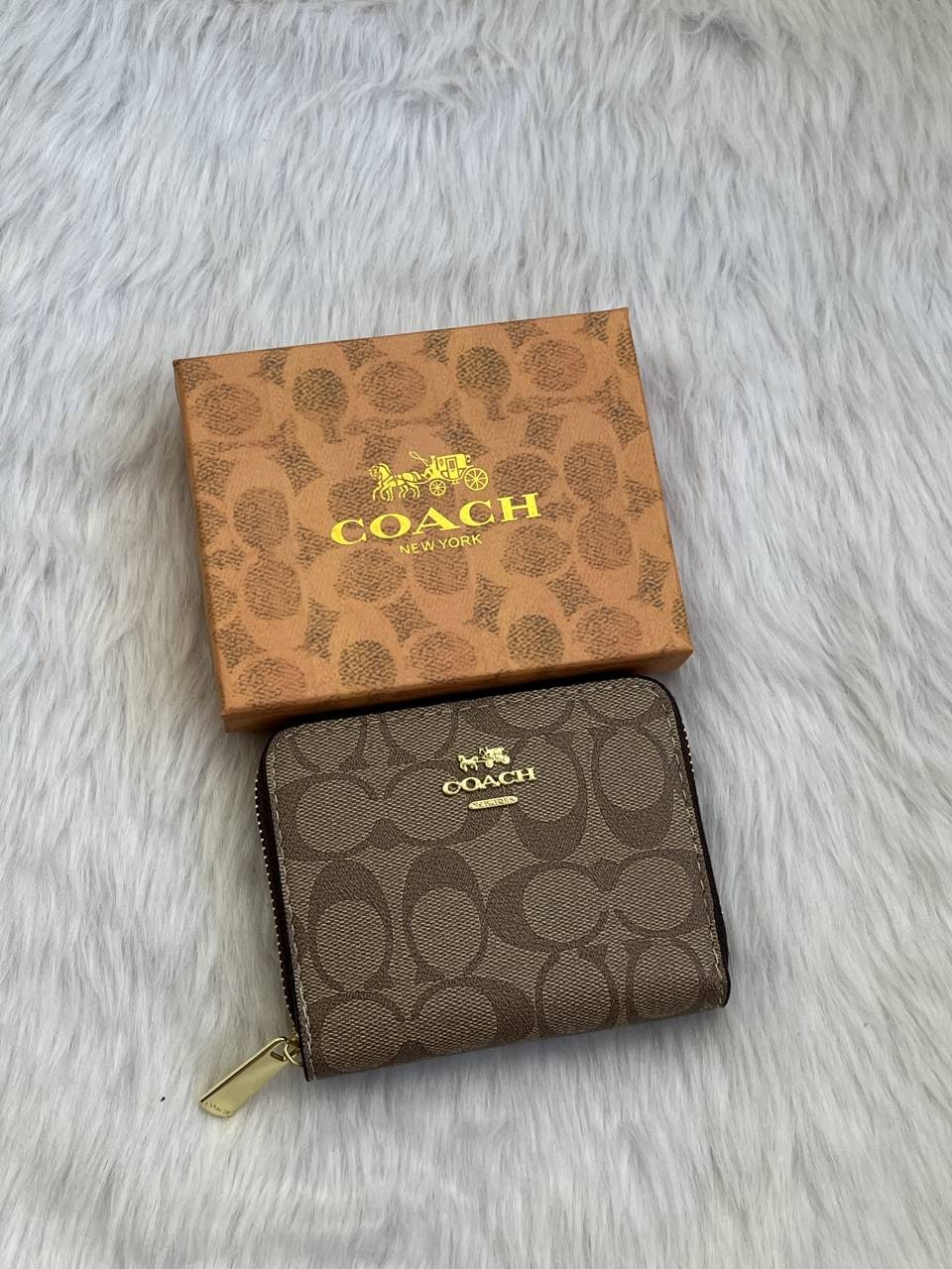 Coatch_107_Apricot_Mini_Wallet_With_OriginalBox