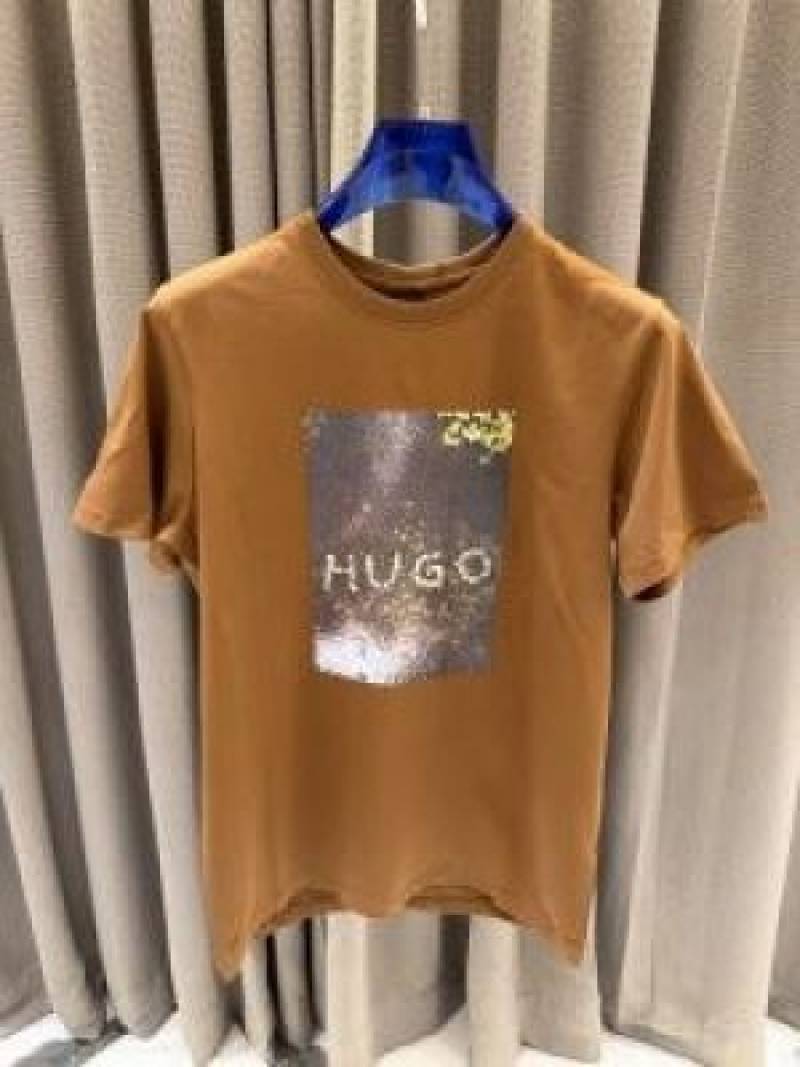 Boss Impoted round neck t-shirt Brown