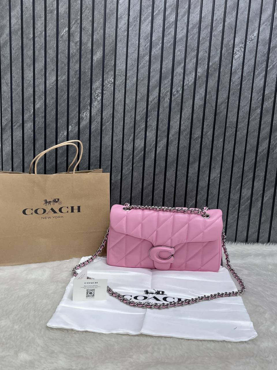 Coach_Tabby_26_Quilted_Pink_Highend_Quality_With_CarryBag_DustCover