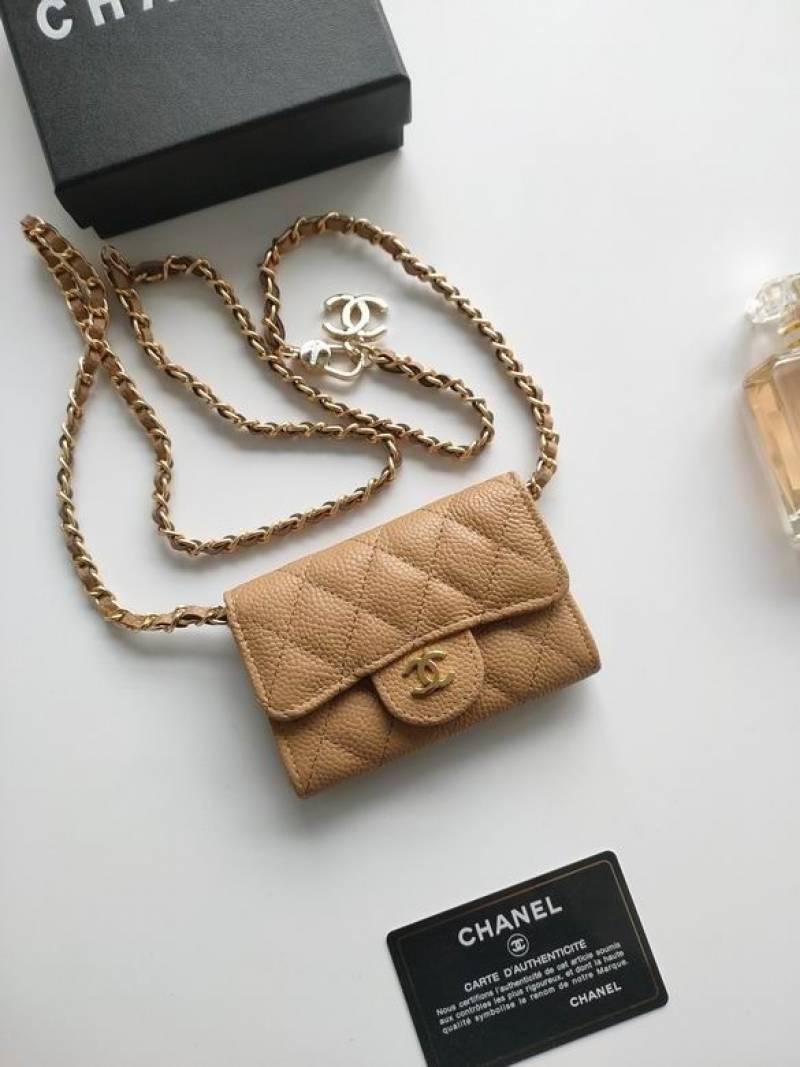 Chennell 04 Mini ChainWallet With OriginalBox DustCover Super Premium