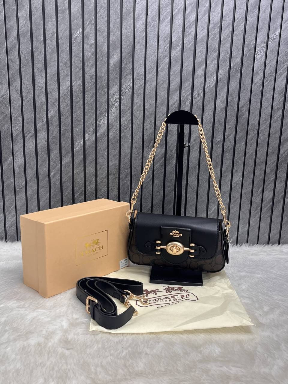 Coach Brie Shoulder Crossbody Bag With OriginalBox - Image 4
