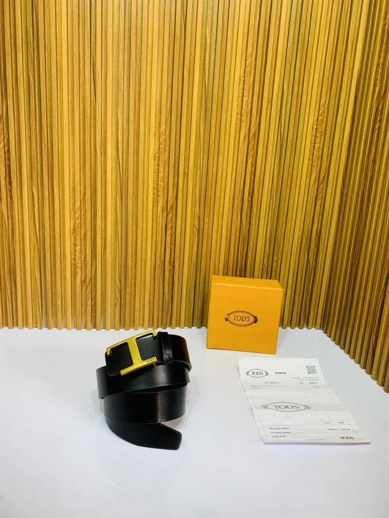 13 TODD'S GOLDEN BLACK PREMIUM QUALITY BELT WITH BOX