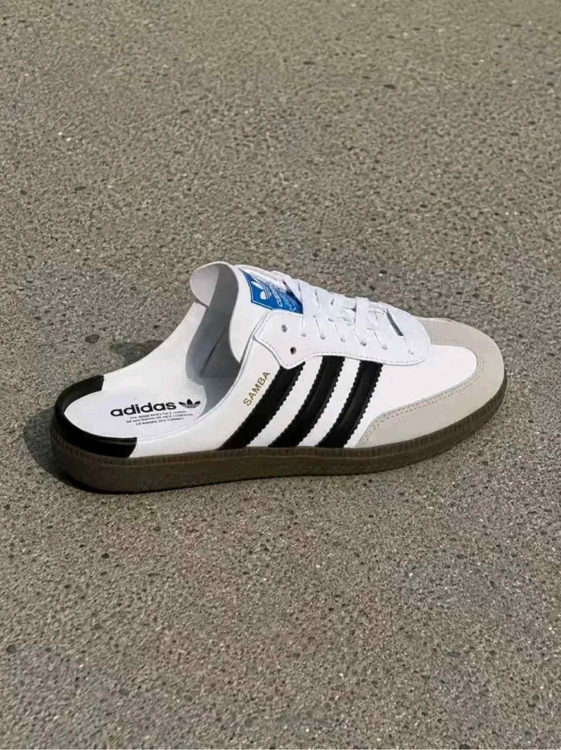 ADIDAAS SAMBA MULE WHITE   187