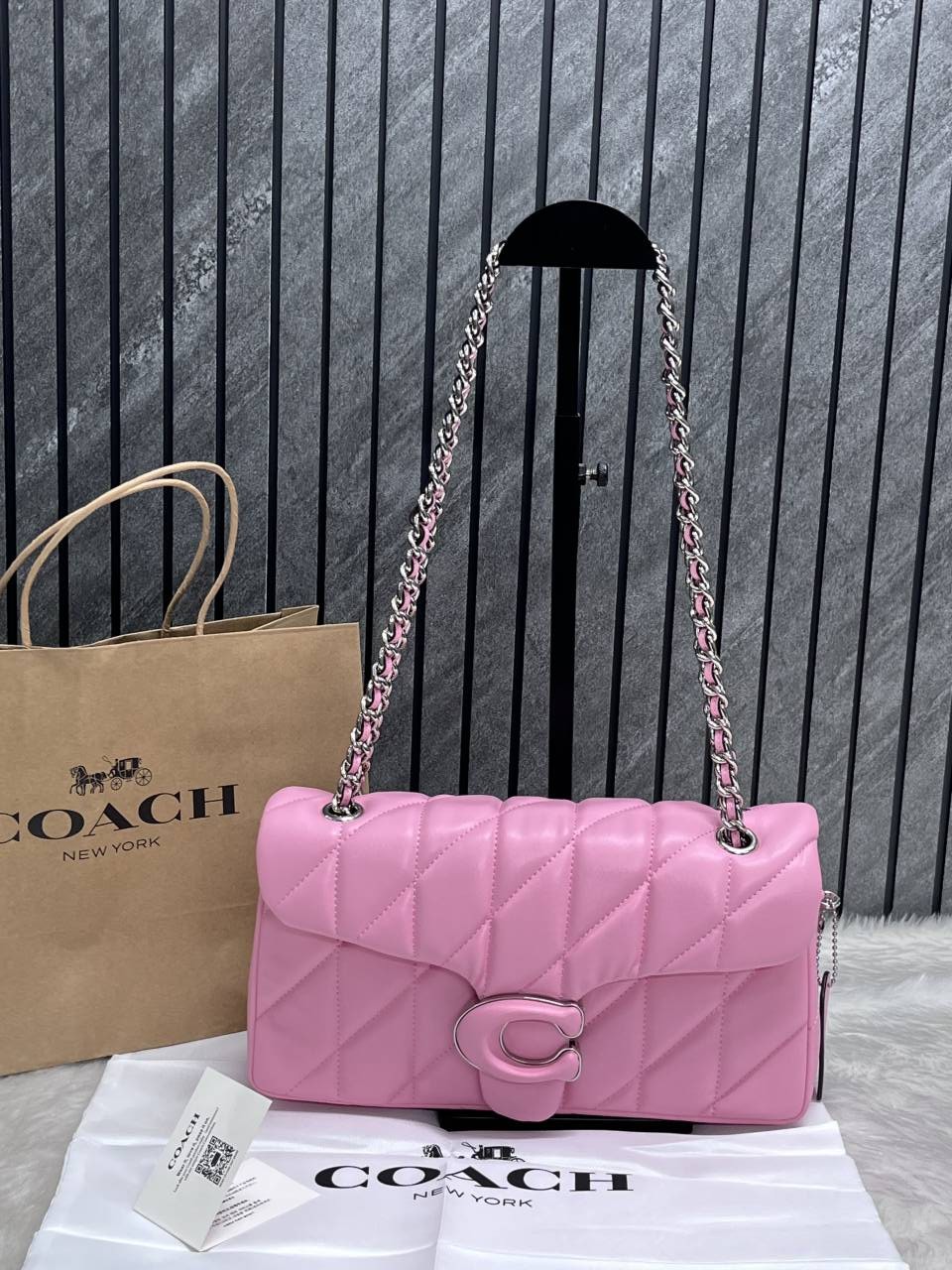 Coach_Tabby_26_Quilted_Pink_Highend_Quality_With_CarryBag_DustCover