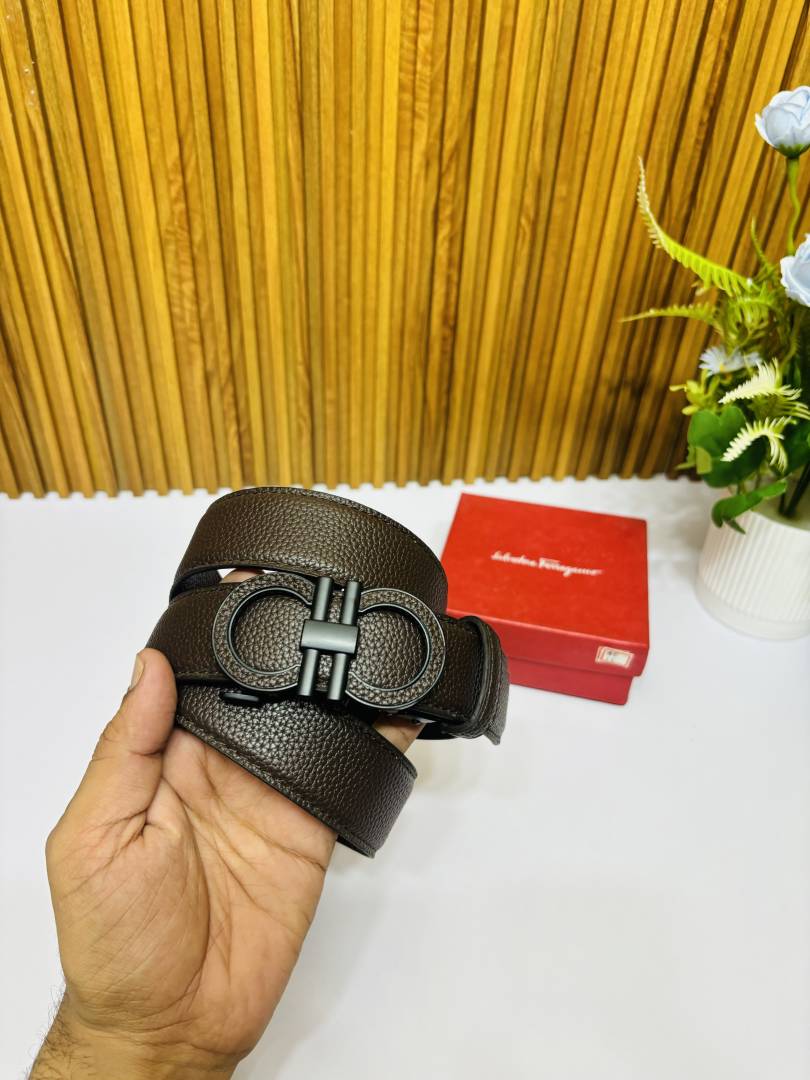 11 SF SALVATORE FERRAGAMMO PREMIUM QUALITY AUTOMATIC LOCK BELT