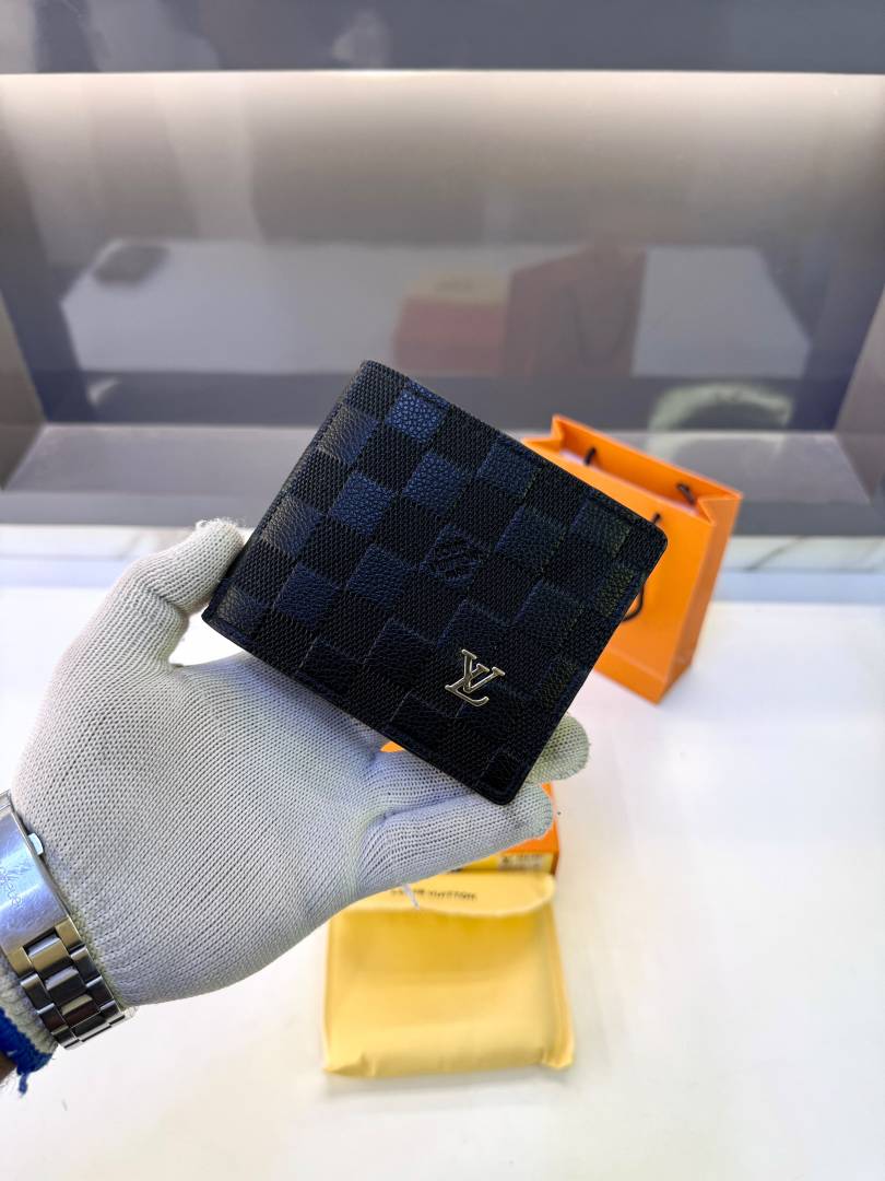 Lv Loui Black Premium Quality Wallet Fa 1165