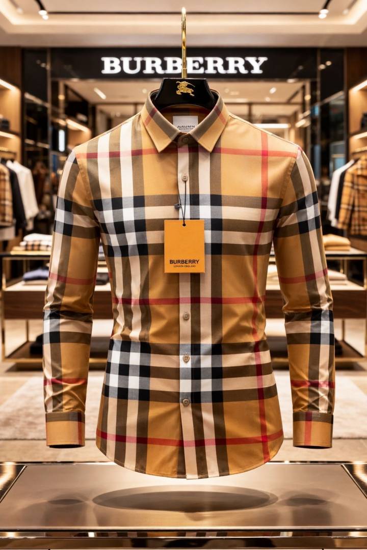 Burbery Checks Store Article Shirts