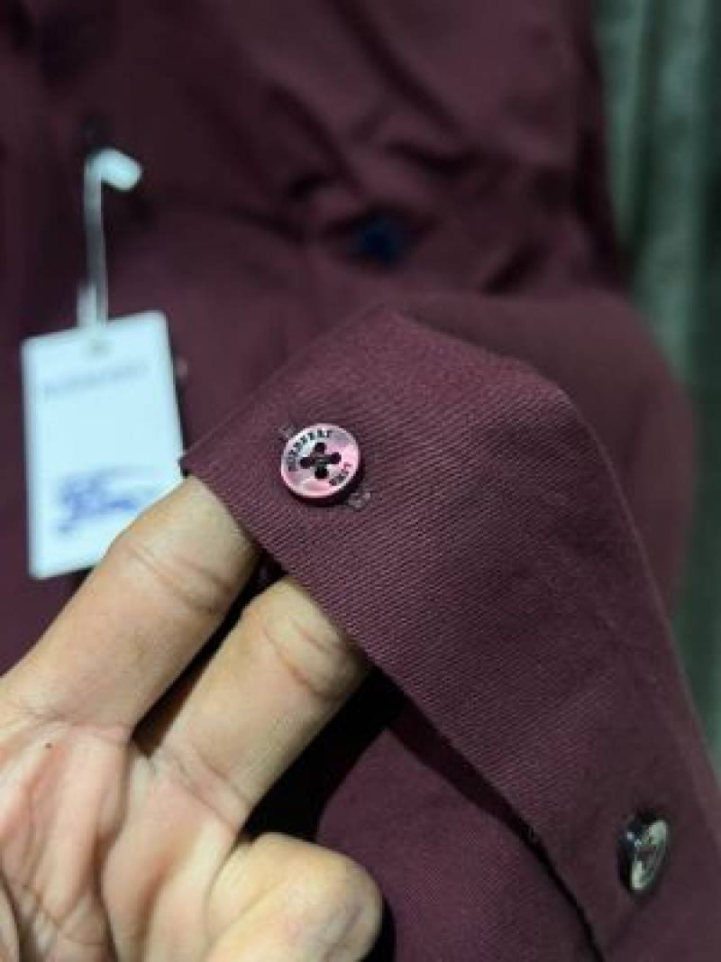 BURBERY IMPORTED STORE ARTICLE SHIRT MAROON