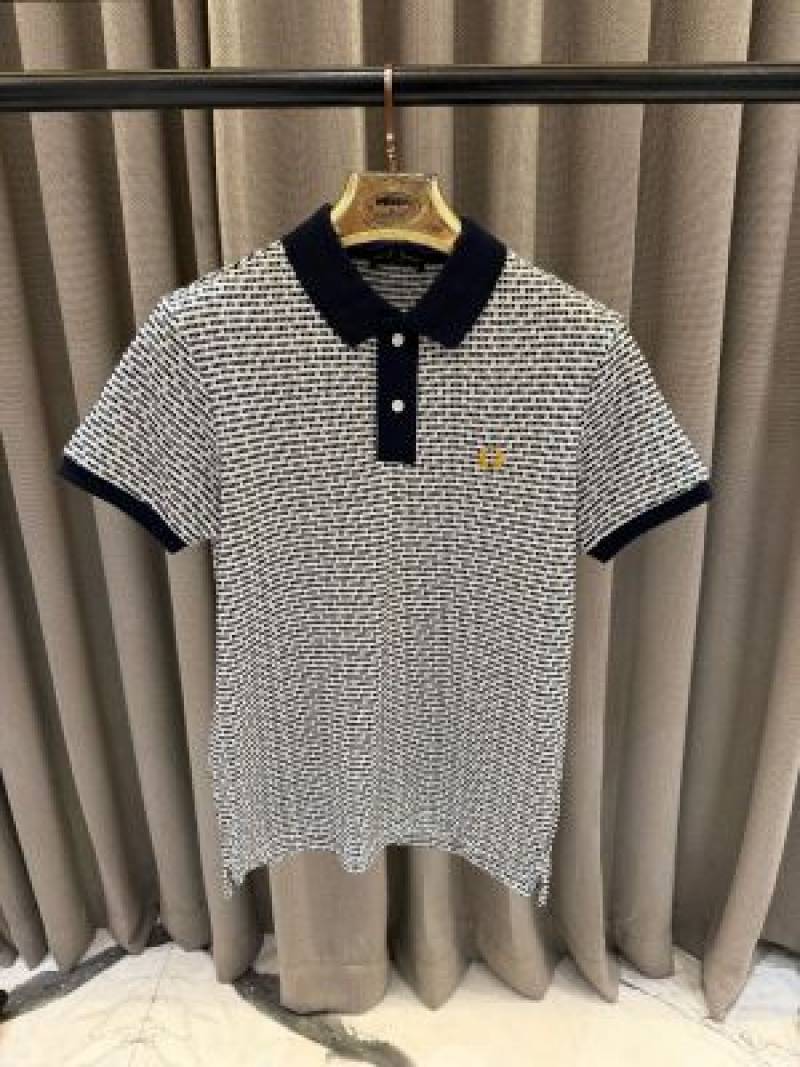 Fred Perry Chest Logo Polo T-shirt Navy