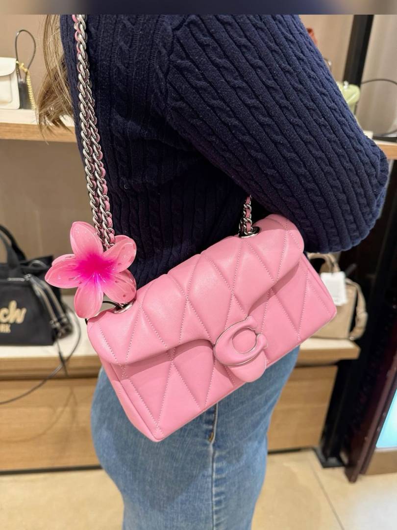 Coacch_Tabby_26_Quilted_Pink_Highend_Quality_With_CarryBag_DustCover