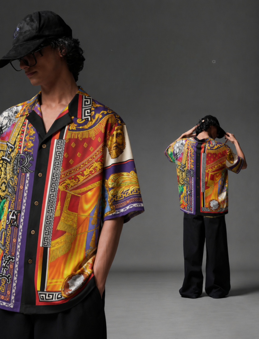 Versace IMPORTED STORE ARTICLE PREMIUM PRINTED SHIRT