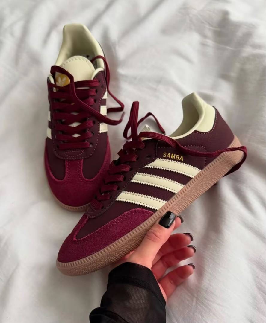 ADIDDAS SAMBA MAROON MENS FIX