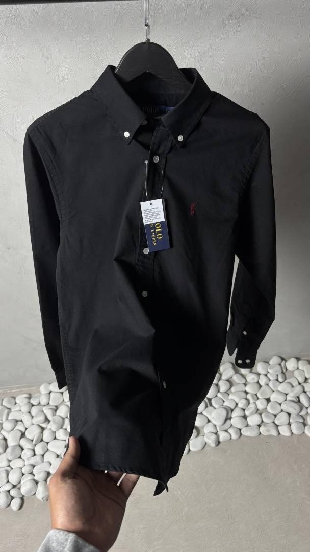 Ralp Lauren Polo Black Oxford Shirt 1007