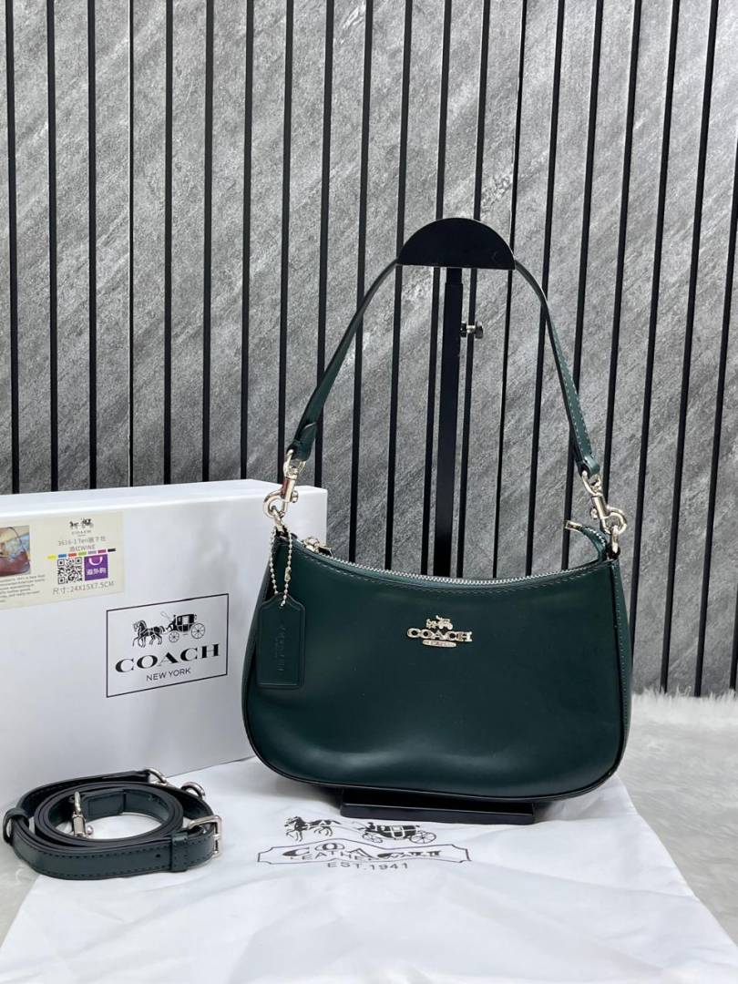 Coacch Teri Green ShoulderBag With OriginalBox DustCover