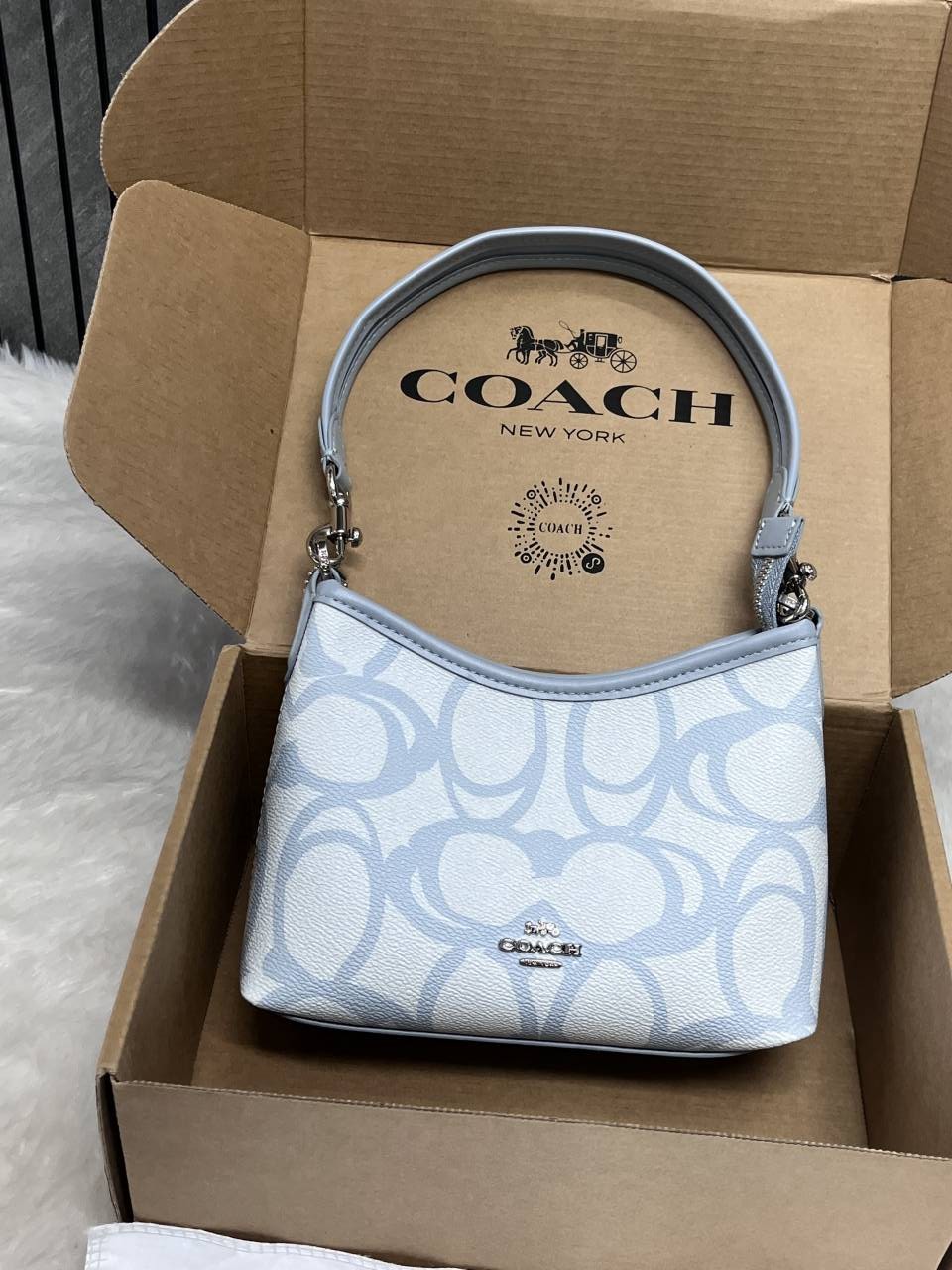 Coach Laurel Mini Tote Premium Highend With Original Box & DustCover