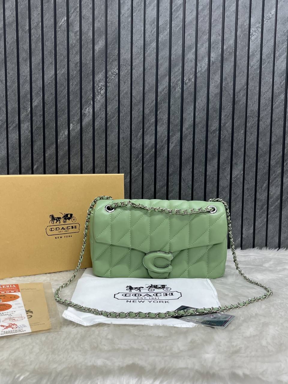 Coach Tabby 26 Quilted ShoulderBag With OriginalBox