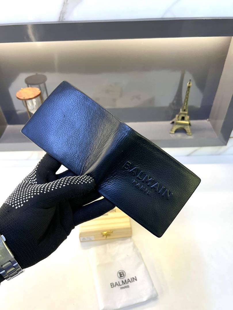Balmai_Paris Black Premium Quality Wallet Fa 765
