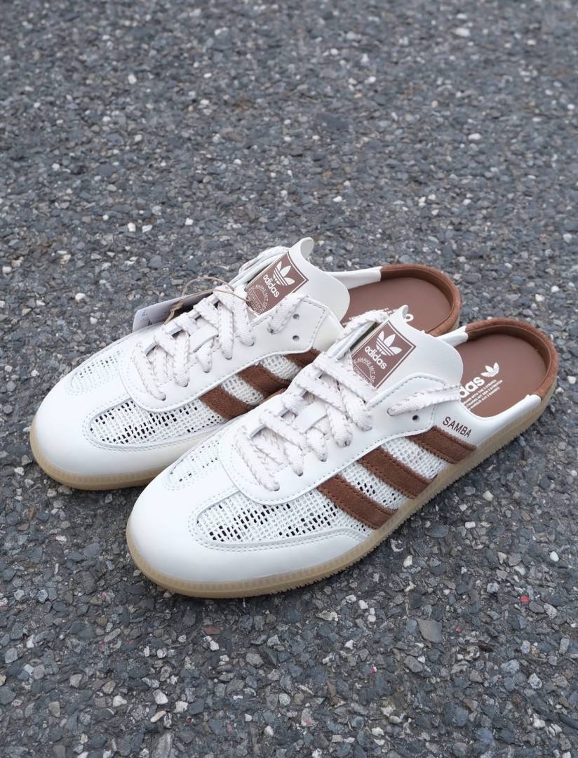 Adidas Samba Mule Of White Brown