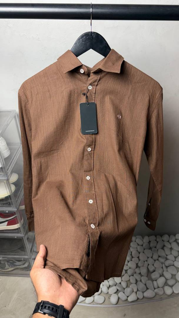 Armani Exchang e Premium Linen Shirts 2429.Sale offer VS1000