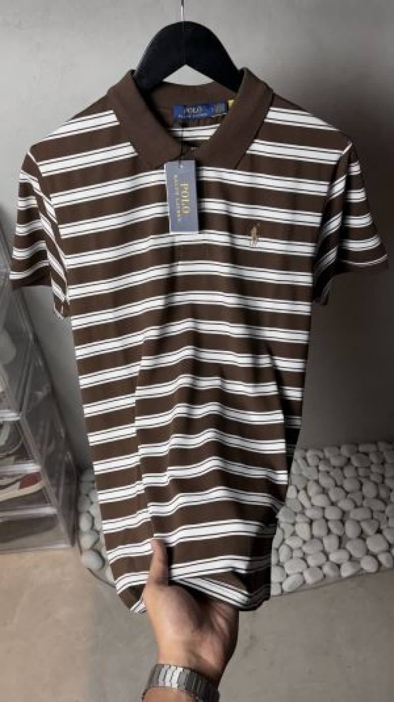 Ralp_ Laure_n Premium Striped Polo T-Shirt With OG Packaging 1345.  Sale offer  VS1000