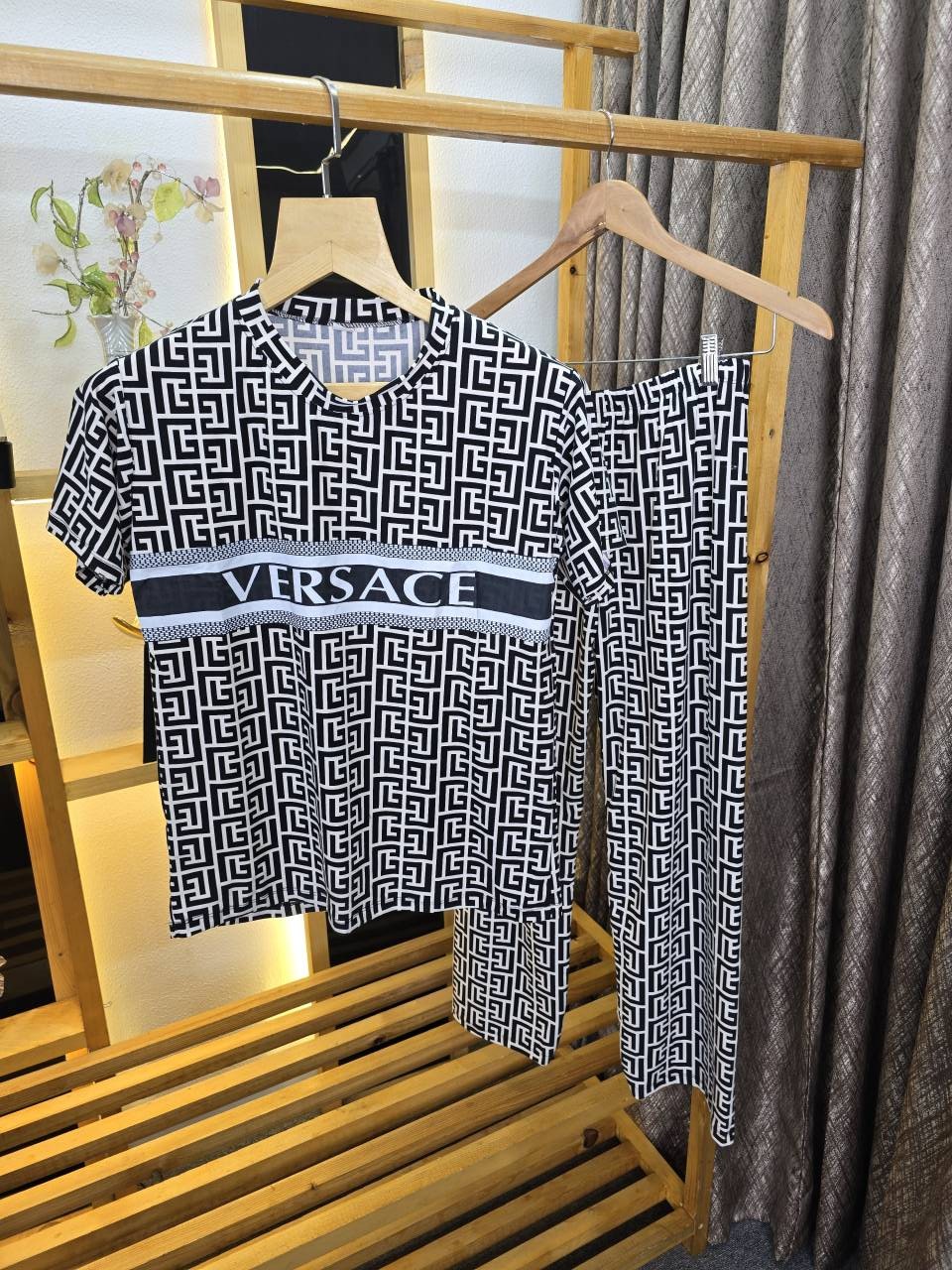 WOMEN VERSAC CO SET BLACK SB115-BK