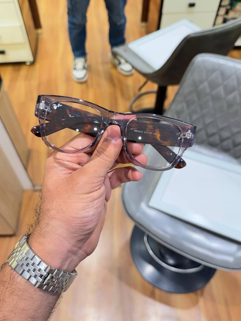 Ray-Ban 0840 grey tiger plano