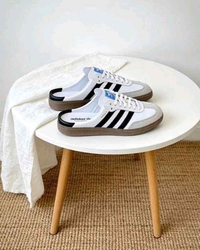 ADIDAAS SAMBA MULE WHITE   187