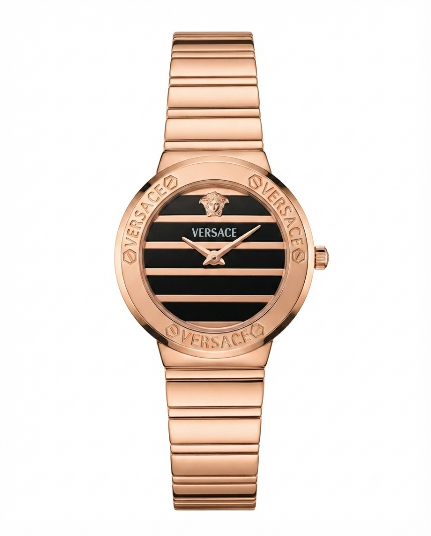 Versace Greca Logo Pearl  Copper